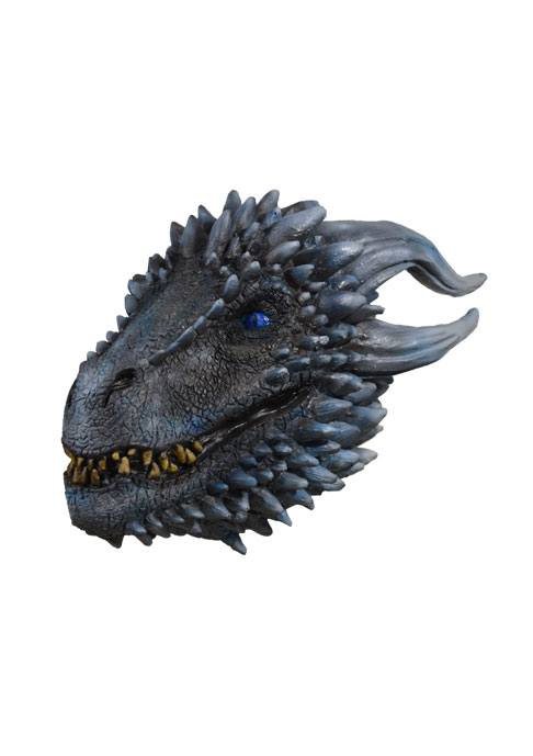 Game of Thrones Latex Mask White Walker Dragon 2