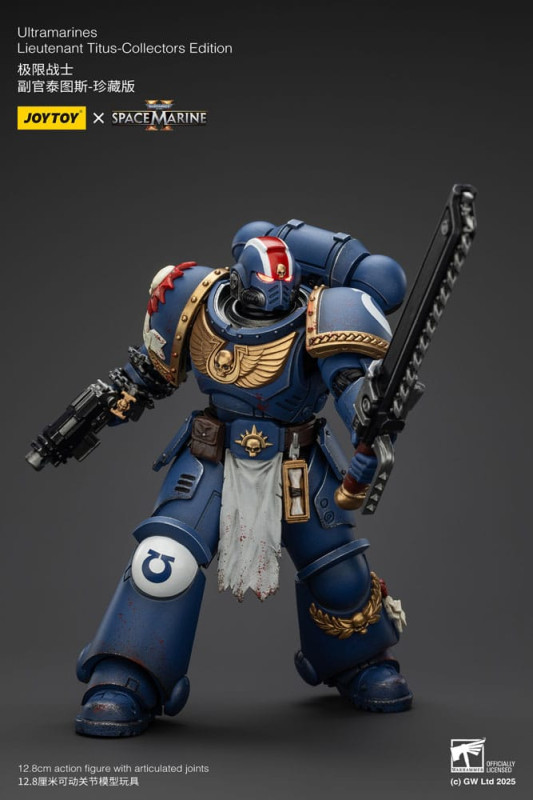 Warhammer 40,000: Space Marine 2 Action Figure Ultramarines Lieutenant Titus Collectors Edition 13 c 11