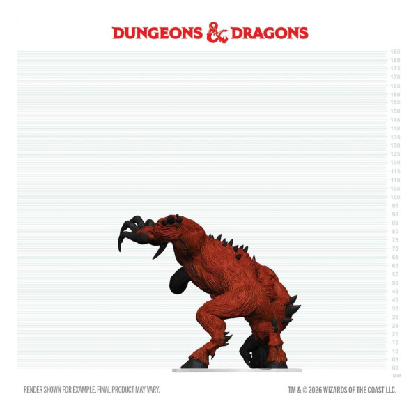D&D Icons of the Realms Boxed prepainted Miniatures Goristro 15 cm 3