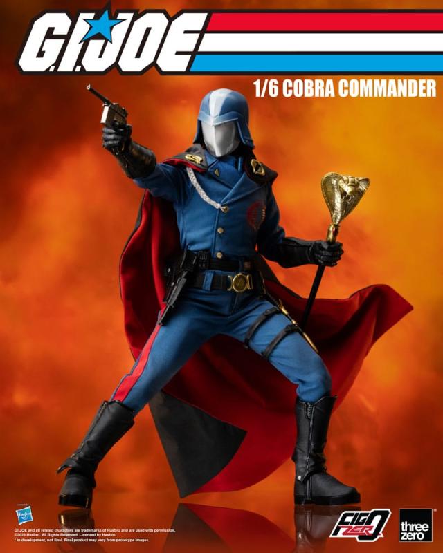 G.I. Joe: Cobra Commander 1/6 FigZero Action Figure - ThreeZero
