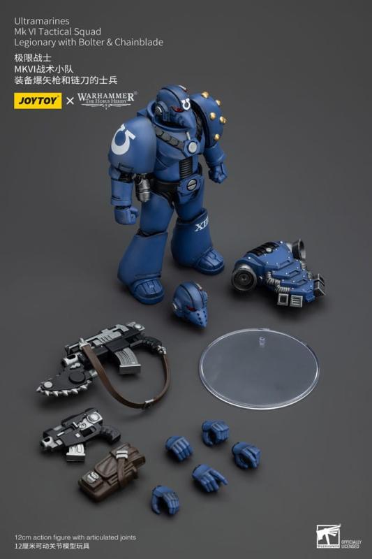 Warhammer The Horus Heresy Action Figure 1/18 Ultramarines MK VI Tactical Squad Legionary with Bolte