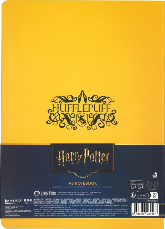 Harry Potter Softcover Notebook Hufflepuff 21 cm 2