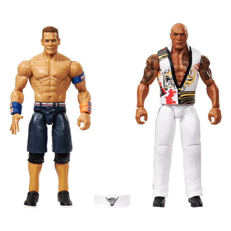 WWE Main Event Showdown Action Figures The Rock Final Boss vs John Cena 2-Pack 15 cm 1