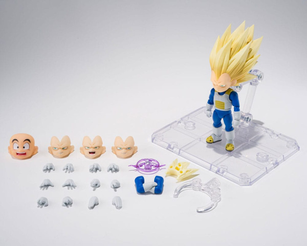 Dragon Ball S.H.Figuarts Action Figure Super Saiyan Level 3 Vegeta (mini) Daima 8 cm 1