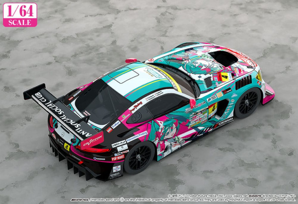 Hatsune Miku GT Project Vehicle 1/64 Hatsune Miku AMG 2025 Season Opening Ver. 7 cm 2