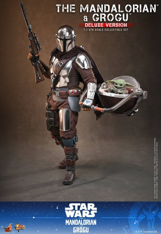 Star Wars: The Mandalorian & Grogu Movie Masterpiece Action Figure 1/6 The Mandalorian and Grogu (De 2