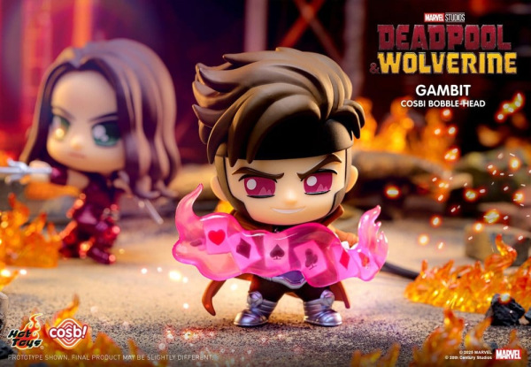 Deadpool & Wolverine Cosbi Mini Figures 9 cm Series 2 Blind Box Display (8) 9