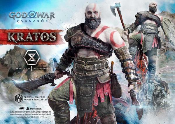 God of War: Ragnarok Real Elite Masterline Series Statue 1/3 Kratos Ultimate Version 95 cm 1