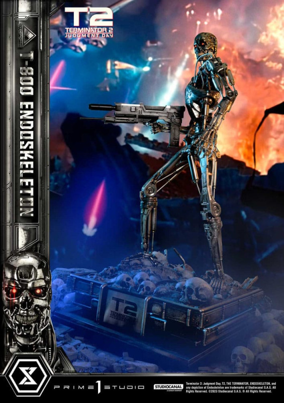 Terminator 2 Museum Masterline Series Statue 1/3 Judgment Day T800 Endoskeleton 74 cm 11