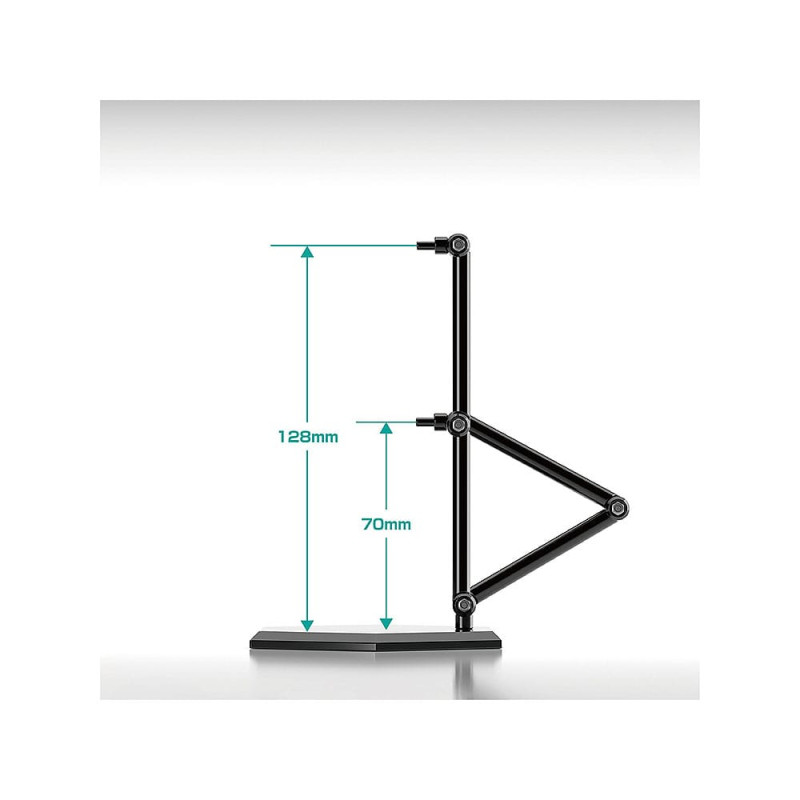 The Simple Stand Mini Nendoroid More for Mini Figures & Models Black Hex Type 3-Pack 4