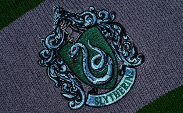 Harry Potter Scarf Slytherin Bold Stripes (Hanger) 160 cm