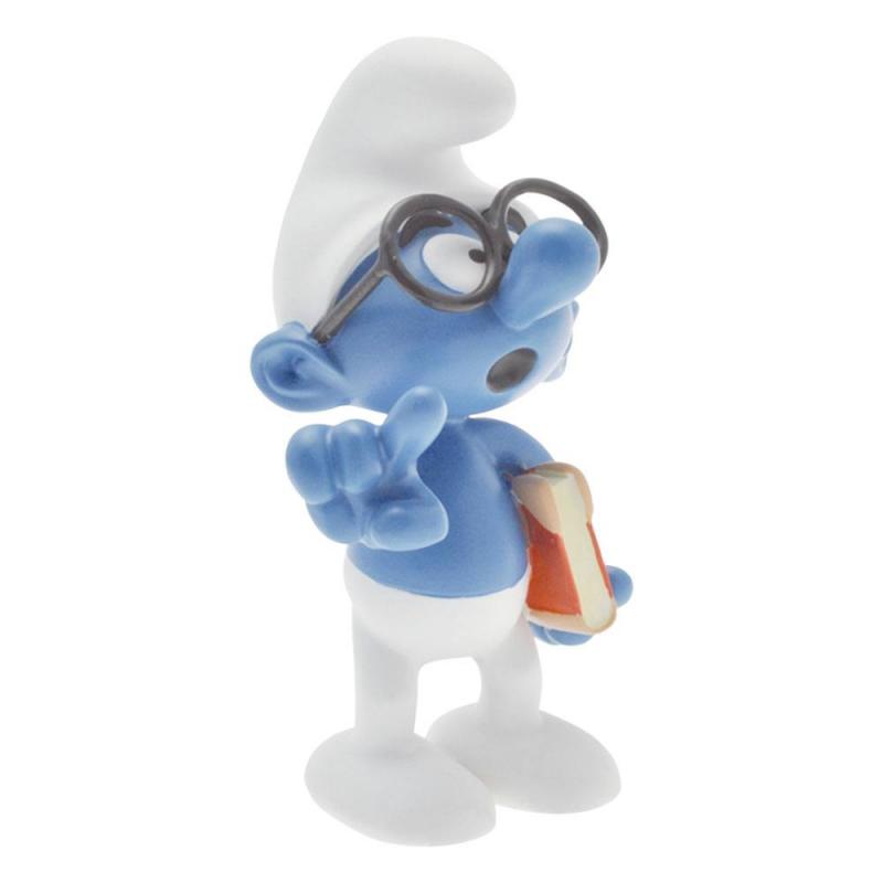 The Smurfs: Brainy Smurf 15 cm Collector Collection Statue - Plastoy