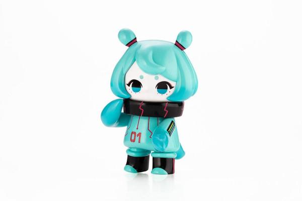 Hinomoto Heavy Industries Action Figure Ocean Exploration Robot Denshitako No. 3 Hatsune Miku Color