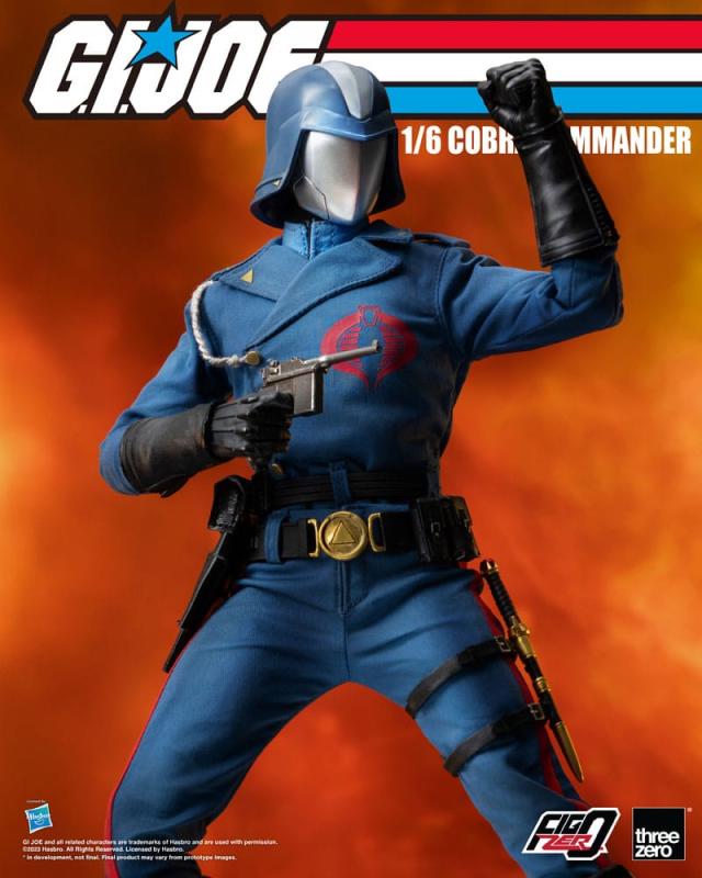 G.I. Joe: Cobra Commander 1/6 FigZero Action Figure - ThreeZero