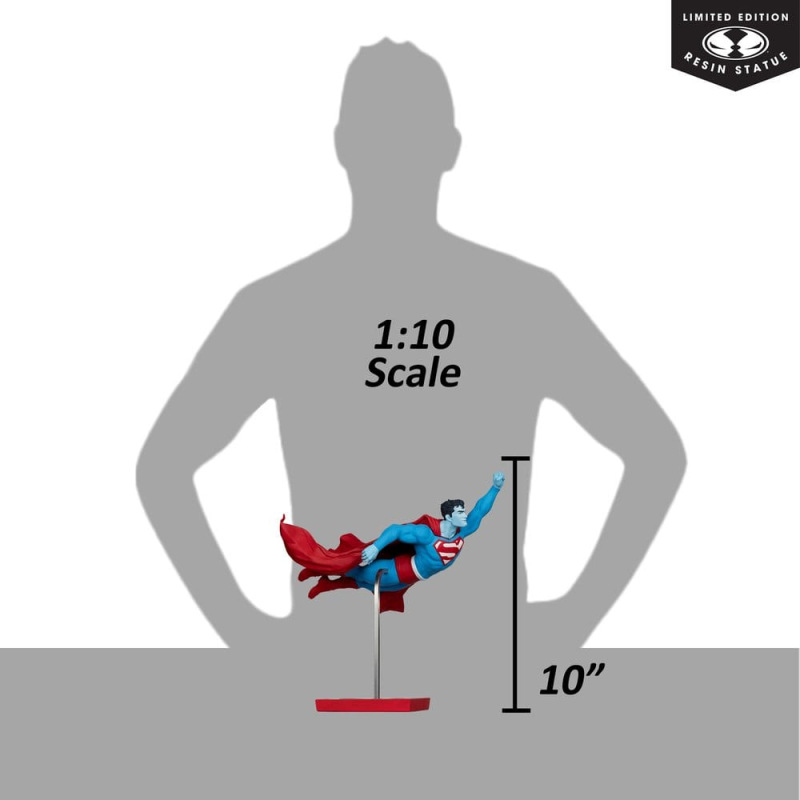 DC Direct Superman Red & Blue Statue 1/10 Superman by Lee Bermejo 26 cm 8