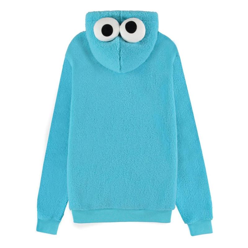 Sesame Street Hooded Sweater Cookie Monster Teddy Size L