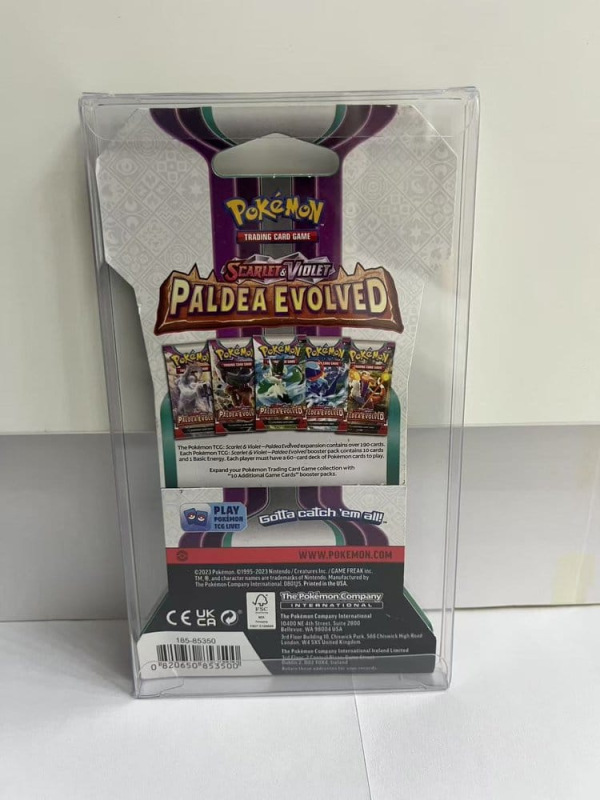 Evoretro PET Protectors for Pokémon TCG Booster Pack 0 mm (10-Pack) 1