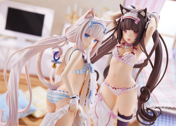 Nekopara PVC Figure 1/7 Vanilla Dress up time 24 cm 5