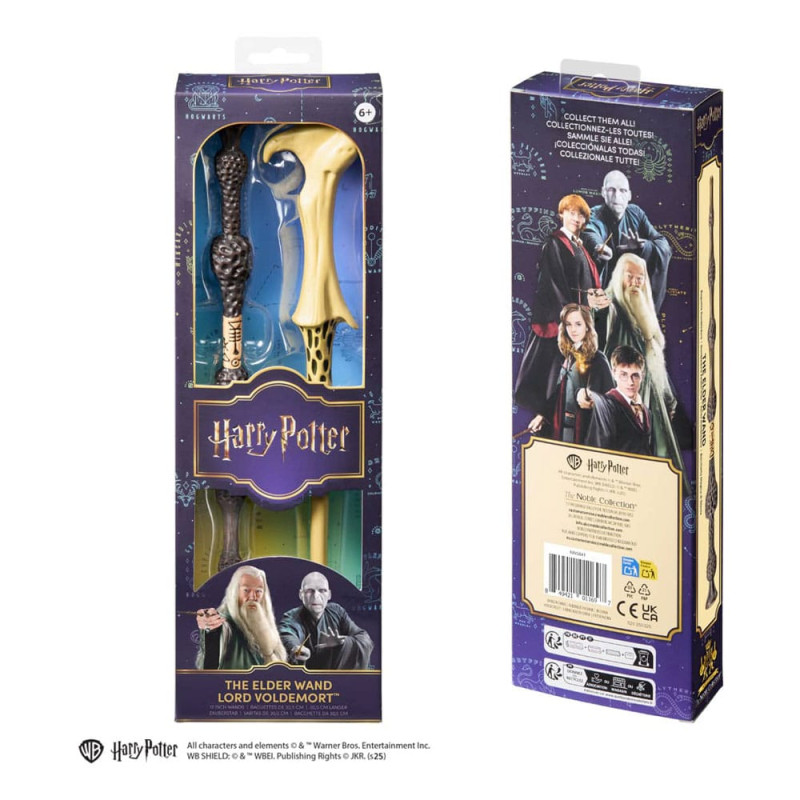 Harry Potter twin-pack Role Play Wands The Elder & Lord Voldemort 30 cm