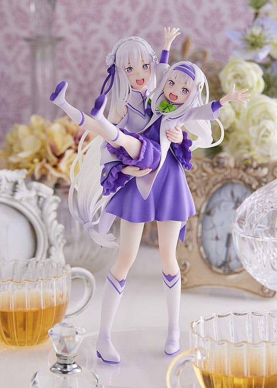 Re:Zero Starting Life in Another World PVC Statue 1/7 Emilia & Childhood Emilia 24 cm