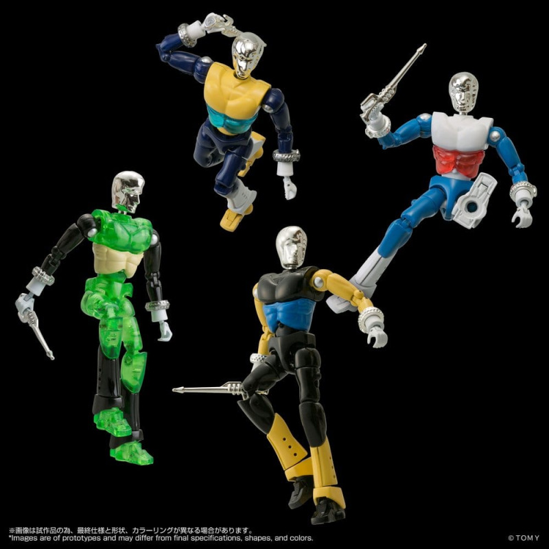 Microman Legacysoul Action Figures 4Pack SPYM M14X Set 5