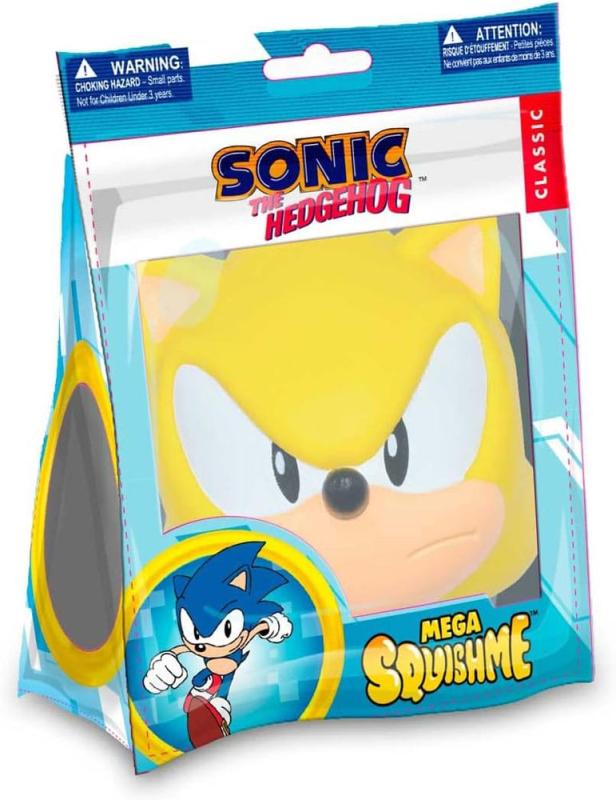 Sonic the Hedgehog Mega Squishme Anti-Stress Figure Super Sonic 15 cm