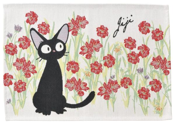 Kiki's Delivery Service Cloth Lunch Napkin Jiji Red Flowers