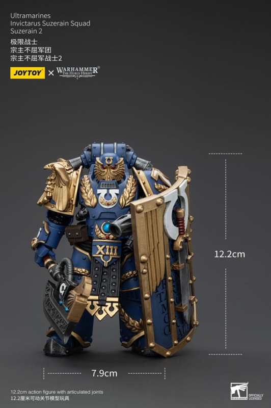 Warhammer The Horus Heresy Action Figure 1/18 Ultramarines Invictarus Suzerain Squad Suzerain 2 12 c 9