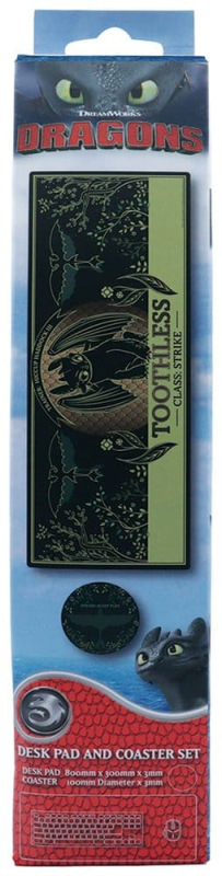 How to Train Your Dragon Desk Pad & Coaster Set 6