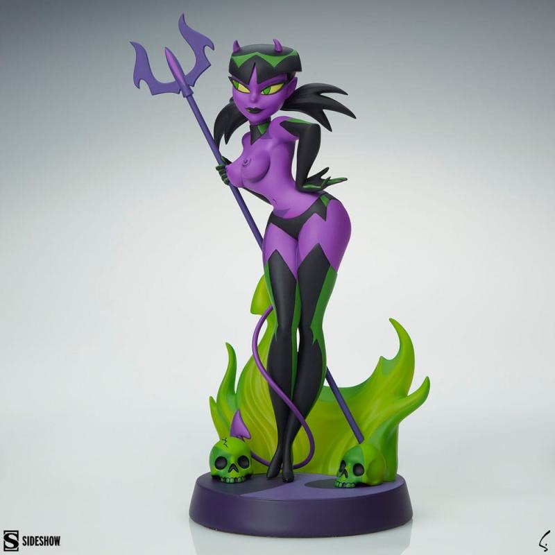 Original Artist Series Statue Devil Girl (Purple and Green Variant) 30 cm 7