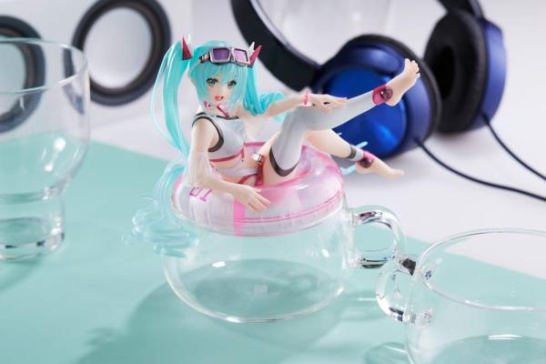 Hatsune Miku Wonderland PVC Statue Aqua Float Girls Figure Hatsune Miku Reissue 18 cm 3