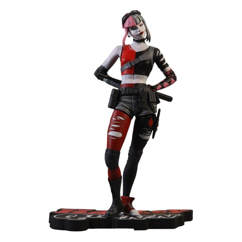 DC Direct: Harley Quinn Red White & Black by Simone Di Meo 17 cm Resin Statue - DC Direct