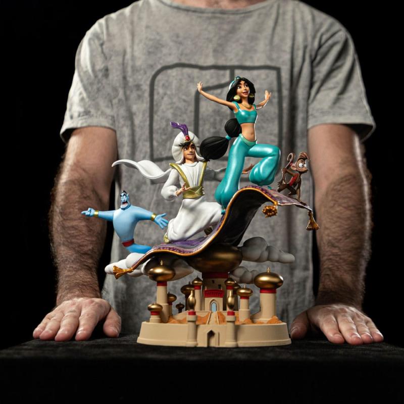 Disney: Aladdin and Yasmine Deluxe 1/10 Scale Statue - Iron Studios