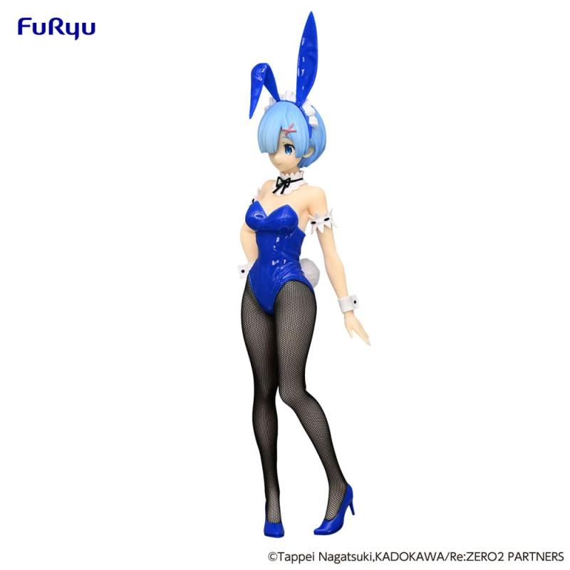 Re:Zero BiCute Bunnies PVC Statue Rem Blue Color Ver. 30 cm 1