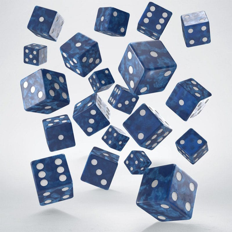Q Workshop Dice Set Full Pack D6 Cobalt (20) 3