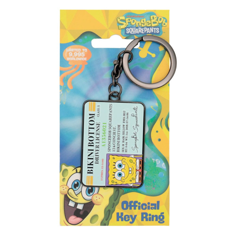 SpongeBob Squarepants Keychain Driver License Limited Edition 3