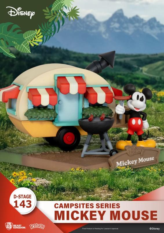 Disney: Mickey Mouse 10 cm D-Stage Campsite Series PVC Diorama - BKT