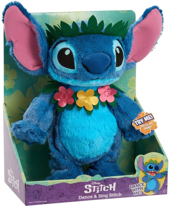 Lilo & Stitch Plush Figure with Dance and Sing Feature Stitch 38 cm 3