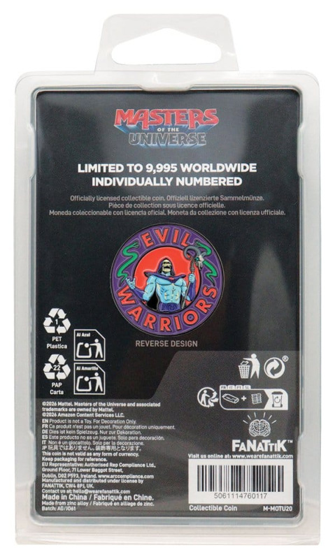 Masters of the Universe 2026 Collectable Coin He-Man & Skeletor Limited Edition 3
