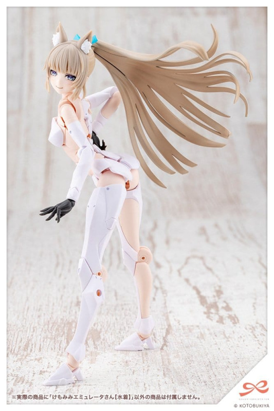 Sousaishojoteien Plastic Model 1/10 Animal Ears Emulator Swim Style 17 cm 12