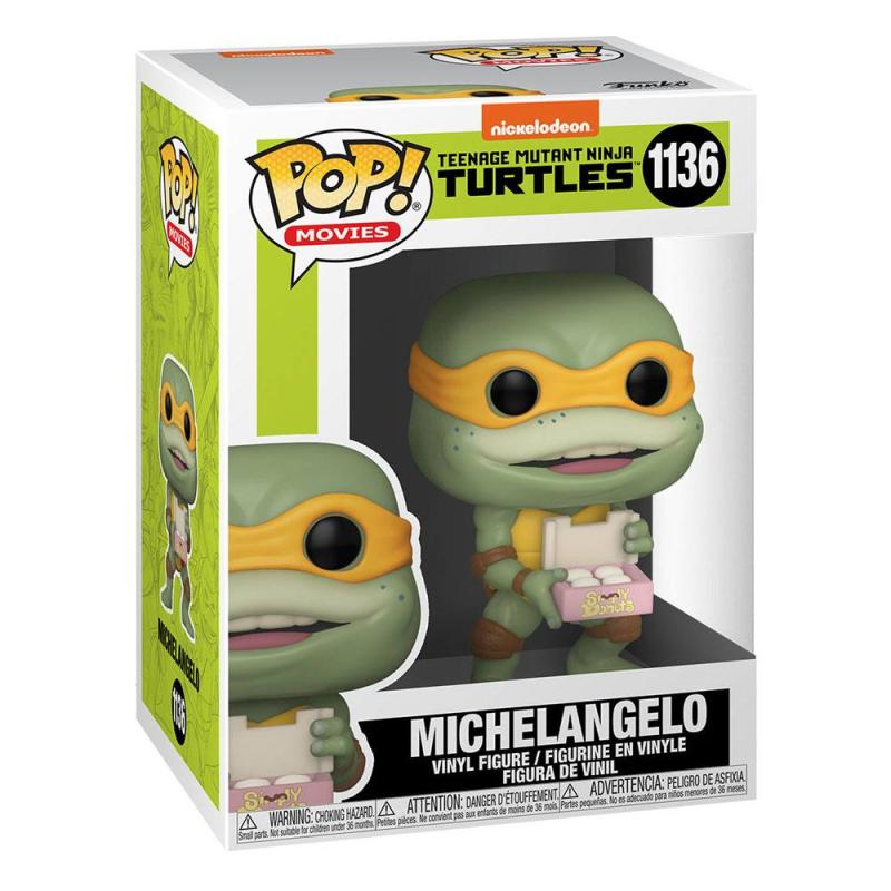 Teenage Mutant Ninja Turtles POP! Movies Vinyl Figure Michaelangelo 9 cm 1