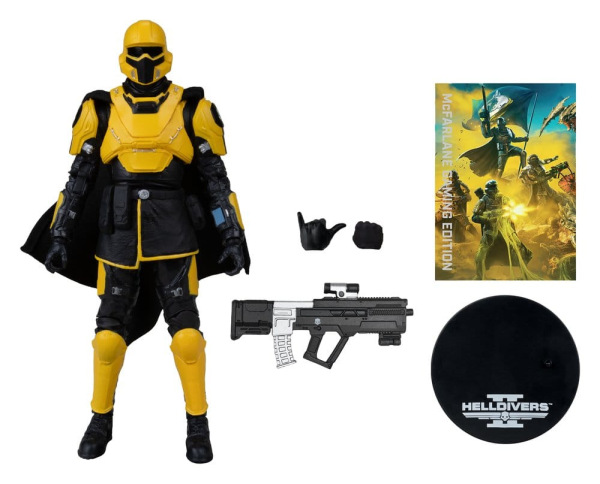 Helldivers II McFarlane Gaming Edition Action Figure T4-40 Gold Eagle 18 cm 1