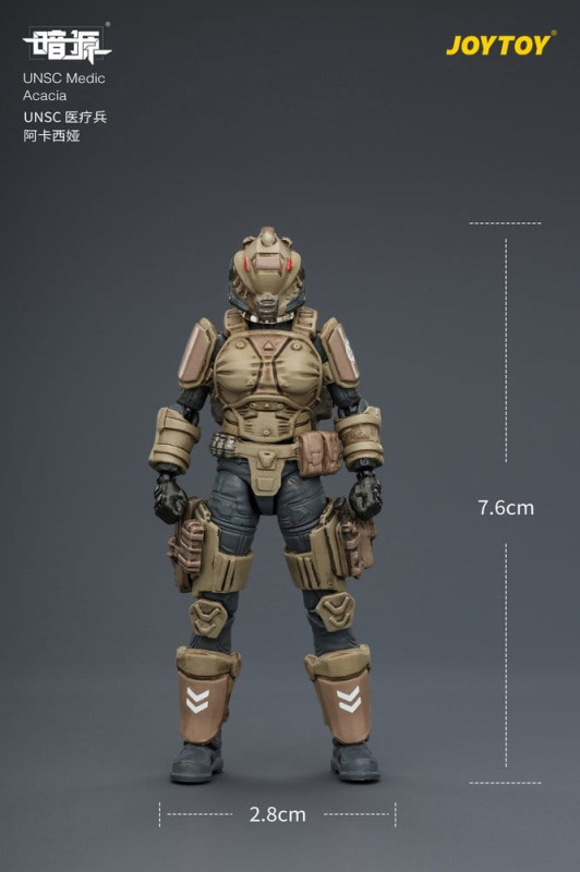 Dark Source UNSC Action Figure Medic Acacia 8 cm 8