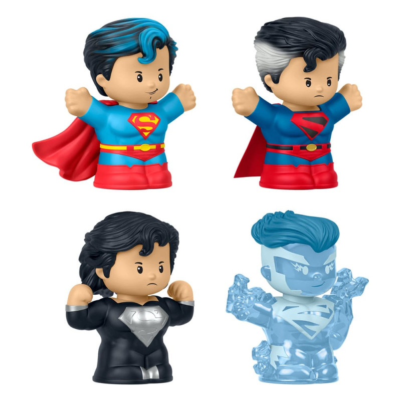 DC Comics Fisher-Price Little People Collector Mini Figures 4-Pack Superman: Through the Ages 7 cm 5