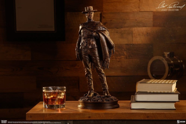The Good, The Bad and the Ugly Statue The Man with No Name (Faux Bronze) 39 cm 1