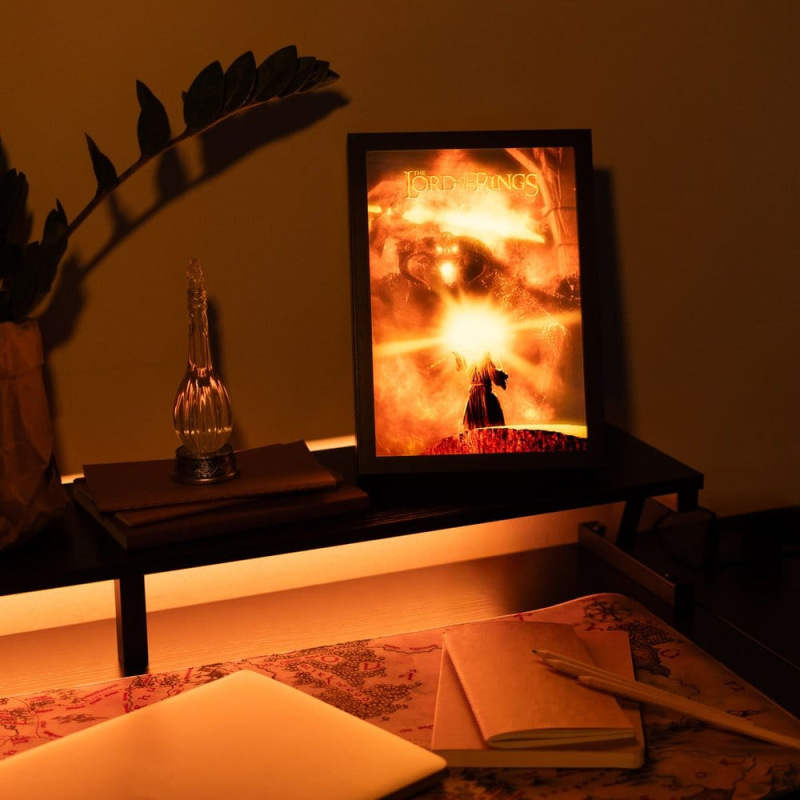 The Lord of the Rings Framed LED Panel 28 x 20 cm 2