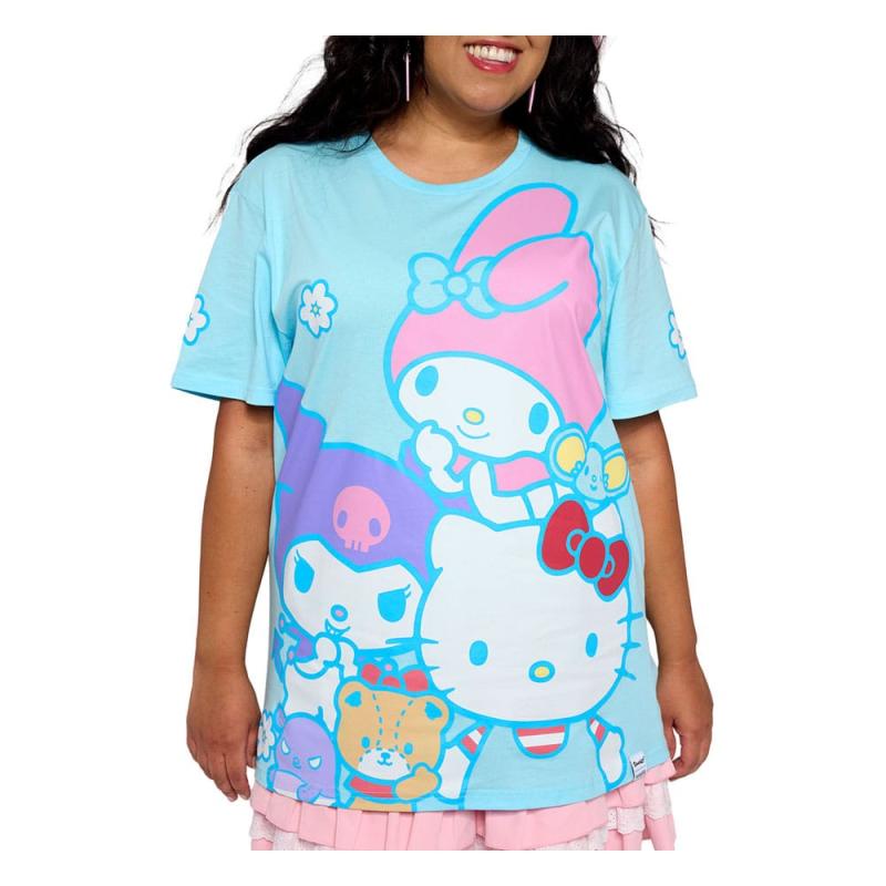 Sanrio by Loungefly Tee T-Shirt Unisex Sanrio & Friends Size L