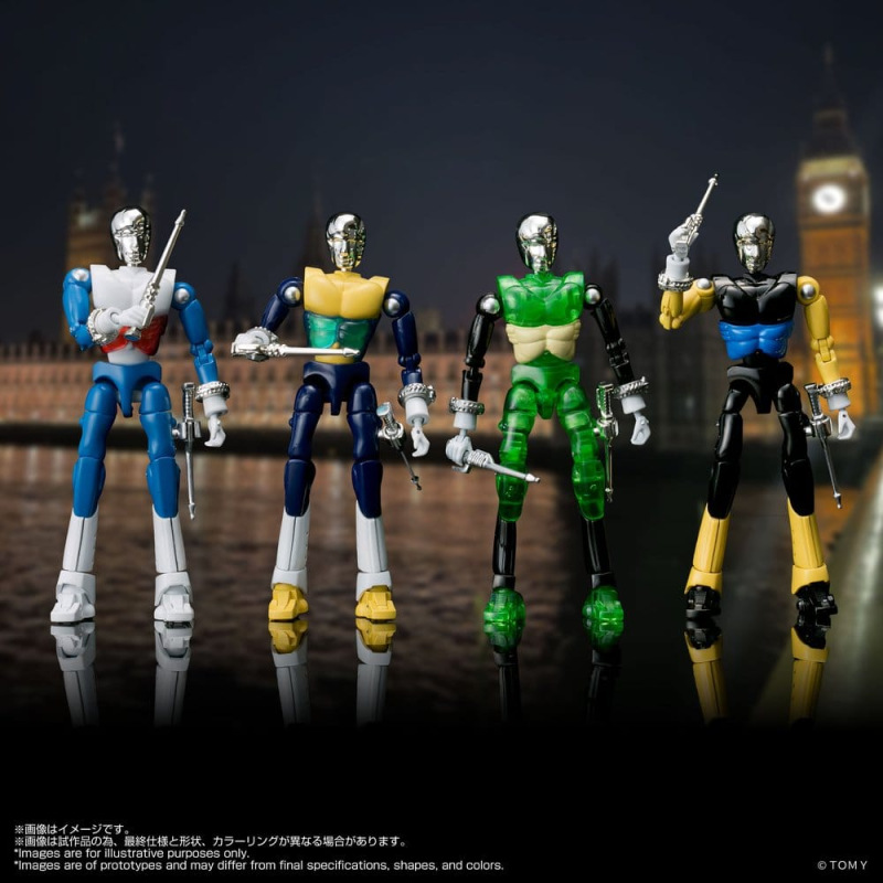Microman Legacysoul Action Figures 4Pack SPYM M14X Set 1