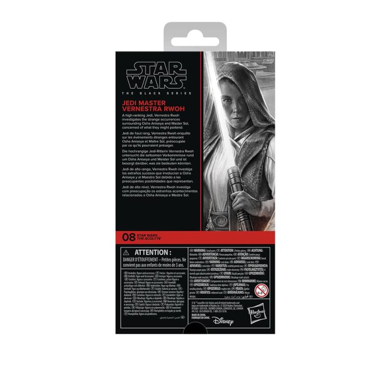 Star Wars: The Acolyte Black Series Action Figure Jedi Master Vernestra Rwoh 15 cm