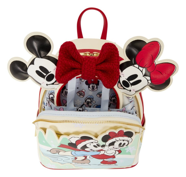 Mickey & Friends by Loungefly Mini Backpack with Headband Holder Ice Skating 6